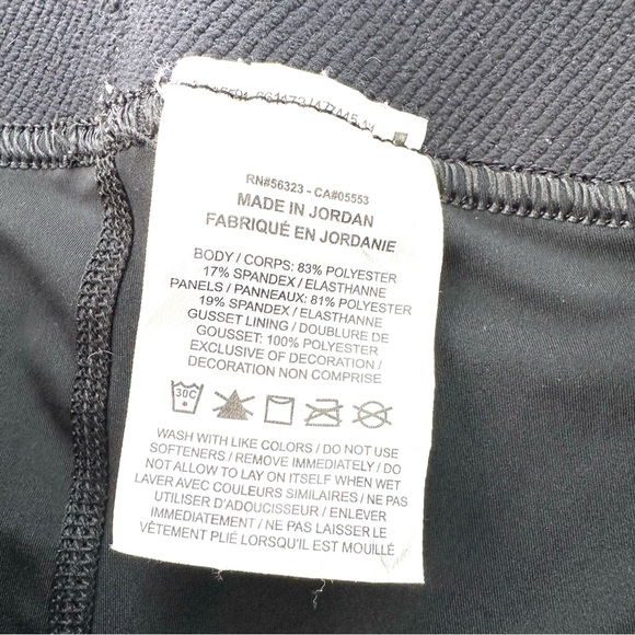 Nike Pro Dri Fit Women’s Sz S Black Activewear Compression Tights Mesh Hem Pants - Picture 8 of 13